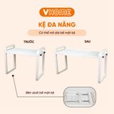  Kệ Đa Năng Nhựa Vĩ Hưng 1 Tầng, Để Giày Dép, Độ Dài Tùy Chỉnh - VHE-16 
