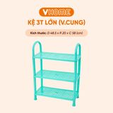  Kệ Nhựa Vòng Cung Đa Năng - Nhựa Vĩ Hưng - Chất Liệu Nhựa An Toàn, Dễ Dàng Lắp Đặt 