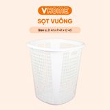  Sọt Nhựa Vuông Cao Đựng Quần Áo, Giỏ Nhựa Đựng Đồ Quần Áo Tiện Lợi Nhựa VĨ HƯNG 