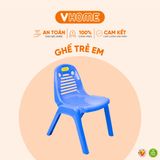  Ghế Nhựa Chắc Chắn, An Toàn Cho Bé Trẻ Em Mầm Non, Mẫu Giáo, Tiểu Học - Nhựa Vĩ Hưng 