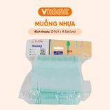  Muỗng Dùng 1 Lần Nhựa Vĩ Hưng 15cm - 1000 Cái, Màu Pastel, Nhựa Chính Phẩm, Không BPA, An Toàn Sức Khỏe 