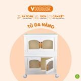  Tủ Nhựa Đa Năng Cao Cấp 2 Tầng Vĩ Hưng - VHE-12 