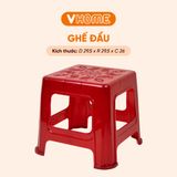  Ghế Đẩu, Ghế Nhựa Trà Đá, Chắc Chắn, Nhiều Màu, Chất Lượng Cao - Nhựa Vĩ Hưng 