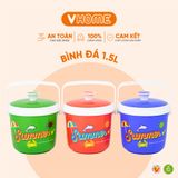  Bình Đá HOT TREND 1.5L Giữ Nhiệt Uống Trà Sữa, Trà Chanh, Nhỏ Gọn Quai Xách Tiện Lợi Hưng Thuận Lợi 