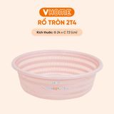  Rổ Nhựa 20cm Cao Cấp, Nhiều Màu Sắc, Đa Năng, Tiện Lợi, Chất Lượng Bền Đẹp - Nhựa Vĩ Hưng 
