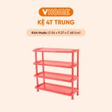  Kệ Nhựa Trung Vĩ Hưng Cứng Cáp - Kệ Để Đồ Dùng Gia Đình, Tiện Lợi, Tiết Kiệm Không Gian 