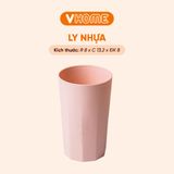  Ly Cốc Uống Nước, Súc Miệng Thiết Kế Hình Lục Giác - Nhựa Chính Phẩm, Bền Đẹp - Nhựa Vĩ Hưng 