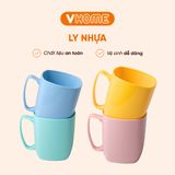  Ly Nhựa Uống Nước Có Quai Cầm, Nhiều Màu Sắc, Chất Lượng Cao - Nhựa Vĩ Hưng 