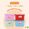  Thùng Lưu Trữ Đa Năng 12L - Khóa Cài Then, Chồng Xếp Dễ Dàng, Nhựa Vĩ Hưng Chất Lượng Cao 