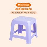  Ghế Nhựa Lùn Kiểu Vĩ Hưng - Ngồi Quán Trà Chanh, Nướng, Cafe Vỉa Hè, Bền Đẹp, Tiện Dụng 