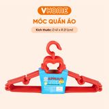  Móc Quần Áo Người Lớn Cao Cấp, Nhiều Màu, Bền Nhựa VĨ HƯNG 