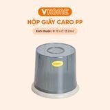  Hộp Đựng Giấy Ăn, Khăn Giấy Tròn Nhựa, Đựng Giấy Để Bàn Ăn,  An Toàn Sức Khỏe - Nhựa Vĩ Hưng 