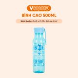  Bình Nước Thể Thao 500ml, Nhựa Chính Phẩm, Không BPA, An Toàn Sức Khỏe - Nhựa Vĩ Hưng 