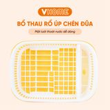  Khay Úp Chén Bát Có Nắp Đậy Tiện Lợi, Sạch Sẽ, An Toàn Cho Sức Khỏe - Nhựa Vĩ Hưng 
