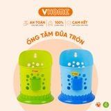  Ống Cắm Đũa Muỗng Hình Tròn Kèm Hộp Đựng Tăm, An Toàn Sức Khỏe - Nhựa Chính Phẩm - Nhựa Vĩ Hưng 