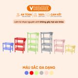  Kệ Nhựa Chữ Nhật - Nhựa Vĩ Hưng - Đa Dạng Màu Sắc, Kệ Để Đồ Tiện Lợi, Phù Hợp Mọi Không Gian 
