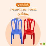  Ghế Dựa Sọc Thẳng Kích Thước 38x38x85cm - Nhựa Chính Phẩm - Nhựa Vĩ Hưng 