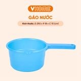  Gáo Nước Nhựa PP Chính Phẩm - Miệng Thoát Nước Lớn, Bền Bỉ - Vĩ Hưng 