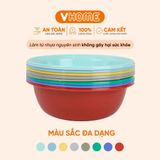 Thau Nhựa 24cm Nhiều Màu Nhựa Chính Phẩm, Không BPA, Bền Đẹp, An Toàn Sức Khỏe, Tiện Lợi Vĩ Hưng 