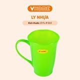  Cốc Uống Nước Có Quai, Chịu Nhiệt Cao Cấp - Nhựa Chính Phẩm - Nhựa Vĩ Hưng 