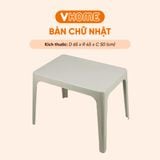  Bàn Trà Chanh Cao Cấp Nhựa PP Bền Đẹp, Thiết Kế Đơn Giản Tiện Lợi Vĩ Hưng 