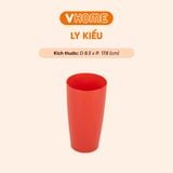  Ly Nhựa Cao Nhiều Màu, Nhựa Chính Phẩm, Không BPA, An Toàn Sức Khỏe - Vĩ Hưng 