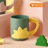  Ly Cốc Uống Nước, Súc Miệng - Hình Chú Khủng Long Ngộ Nghĩnh, Đáng Yêu - Nhựa Vĩ Hưng 