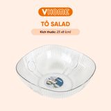  Đĩa Nhựa Pha Lê Cao Cấp Đựng Trái Cây Hoa Quả Bánh Kẹo Sang Trọng Tiện Dụng Vĩ Hưng 