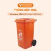  Thùng Rác Công Cộng 60L/100L Nhựa PP Bền Đẹp, Chống Thấm, Nhiều Màu Sắc - Thương Hiệu Vĩ Hưng 