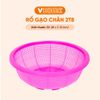  Rổ Gạo Có Chân 4 Size Đa Màu Sắc, Không BPA, An Toàn Sức Khỏe, Nhựa Vĩ Hưng Chất Lượng Cao 