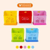  Ống Đựng Đũa Muống, Hộp Đựng Đũa 2 Ngăn Để Bàn Nhựa VĨ HƯNG 