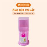  Ống Đũa 2 Ngăn Có Nắp Đậy Kèm Khe Tăm, Tiện Lợi, Bền Đẹp - Nhựa Vĩ Hưng 