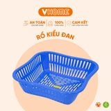  Rổ Nhựa Kiểu Đa Năng Vĩ Hưng – Tiện Lợi, Bền Bỉ, Chất Lượng Cao 
