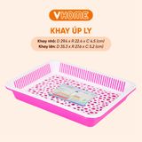  Khay Úp Ly Bi Hình Chữ Nhạt Nhựa Vĩ Hưng 