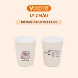  Ly 2 Màu Nhựa Chính Phẩm, Không BPA, An Toàn Sức Khỏe, Bền Đẹp, Tiện Lợi Vĩ Hưng 