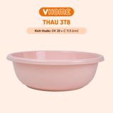  Thau Nhựa 38cm Nhiều Màu Nhựa Chính Phẩm, Không BPA, Bền Đẹp, An Toàn Sức Khỏe, Tiện Lợi Vĩ Hưng 