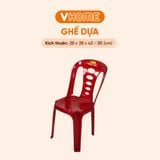  Ghế Dựa Hình Oval Cao - Thiết Kế Tiện Lợi, Nhựa Vĩ Hưng 