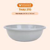  Thau Nhựa 30cm Nhiều Màu Nhựa Chính Phẩm, Không BPA, Bền Đẹp, An Toàn Sức Khỏe, Tiện Lợi Vĩ Hưng 