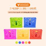  Ống Đũa 3 Ngăn Lá Nhựa Chính Phẩm, An Toàn Sức Khỏe, Bền Đẹp, Tiện Lợi Vĩ Hưng 