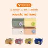  Hộp Đựng Khăn Giấy Ăn Nhựa - Đính Hoa Sang Trọng, Phong Cách - Nhựa Vĩ Hưng 
