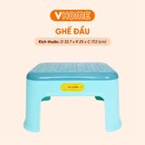  Ghế Đẩu Nhựa, Ghế Nhựa Thấp, Ghế Nhà Tắm - Nhựa Vĩ Hưng 