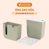  Hộp Cắm Dao Kéo Đũa Đa Năng, Màu Pastel, Tiện Lợi - Có Thể Tháo Rời, Nhựa Vĩ Hưng 