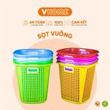  Sọt Nhựa Vuông Cao Đựng Đồ Chơi Trẻ Em, Giỏ Nhựa Đựng Đồ Quần Áo Tiện Lợi Nhựa VĨ HƯNG 