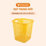  Sọt Nhựa Có Quai - Sọt Nhựa Đựng Quần Áo, Đồ Dùng, Tiết Kiệm Không Gian - Nhựa Vĩ Hưng 