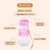  Bình Nước Thể Thao 750ml, Nhựa Chính Phẩm, Không BPA, An Toàn Sức Khỏe - Nhựa Vĩ Hưng 