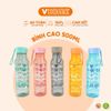  Bình Nước Thể Thao 500ml, Nhựa Chính Phẩm, Không BPA, An Toàn Sức Khỏe - Nhựa Vĩ Hưng 