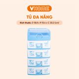  Tủ Đồ Mini Để Bàn Nhiều Ngăn, Màu Sắc Xinh Xắn Nhựa VĨ HƯNG 