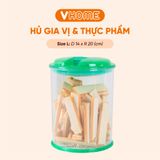  Bộ 3 Hũ Gia Vị, Bảo Quản Thực Phẩm, Kín Hơi Cao Cấp - Nhựa Vĩ Hưng 