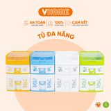 Tủ Đồ Mini Để Bàn Đa Năng, Nhiều Ngăn, Màu Sắc Xinh Xắn - Nhựa Vĩ Hưng 