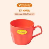  Ly Nhựa Uống Nước Có Quai Cầm, Nhiều Màu Sắc, Chất Lượng Cao - Nhựa Vĩ Hưng 